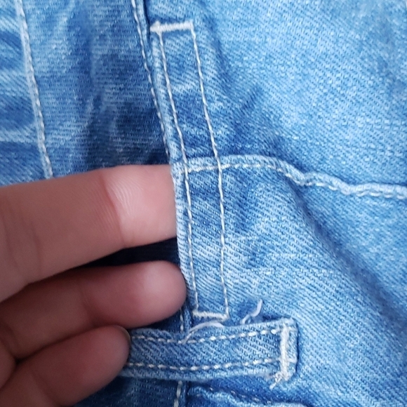 Forever21 patchwork denim mini skirt 25 0 - Picture 8 of 9